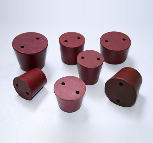 Stopper Rubber Two Hole Assorted