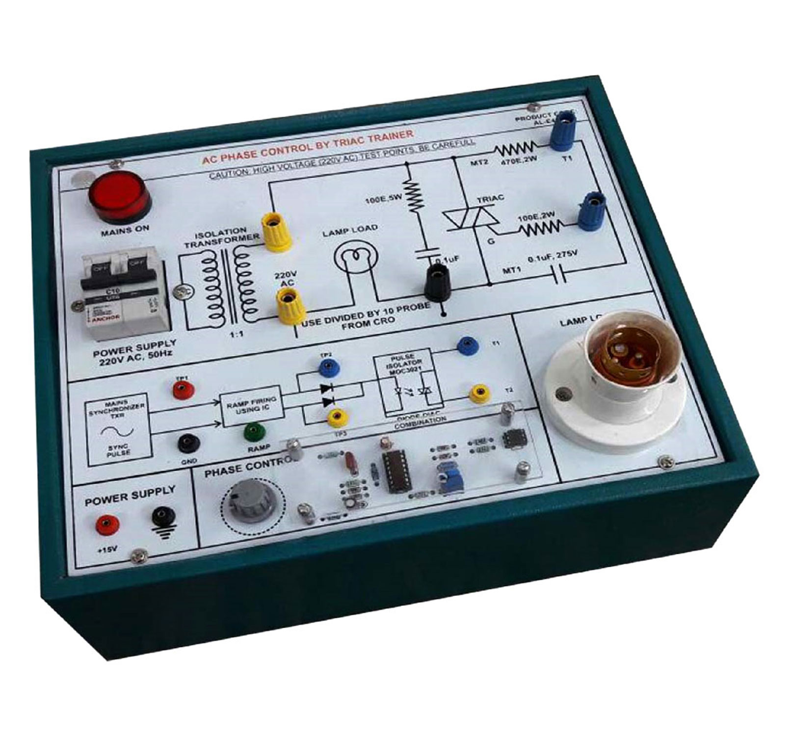 Single Phase Ac Phase Control By Triac - Electronics, Physics Supplies