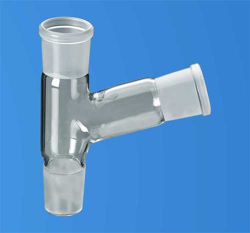 Multiple Adapter With Two Necks; One Vertical and One at 45°