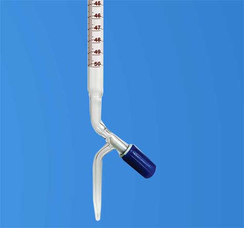 Burette	with PTFE Needle Valve(Rota flow) Stopcock