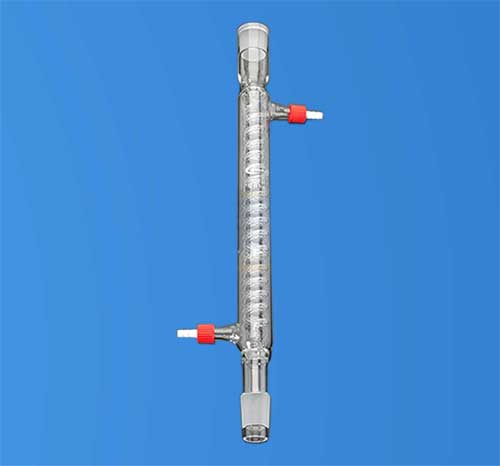 Coil Condenser Borosilicate with Screw Thread Connector