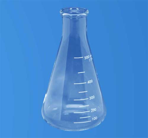 Erlenmeyer Flask, Narrow Neck with graduation