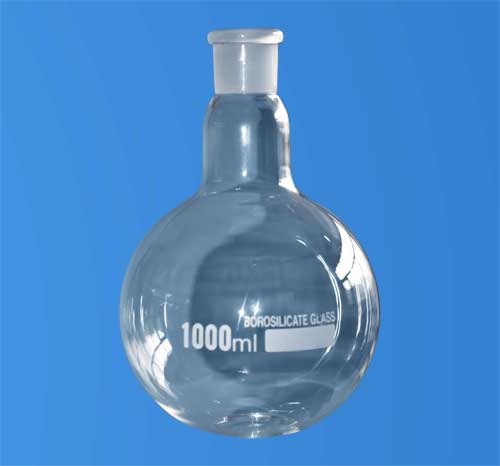 Flat Bottom Flask Narrow Neck, with Joint