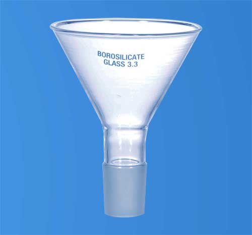 Powder Funnel With Ground Glass Cone